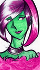 orig green rose